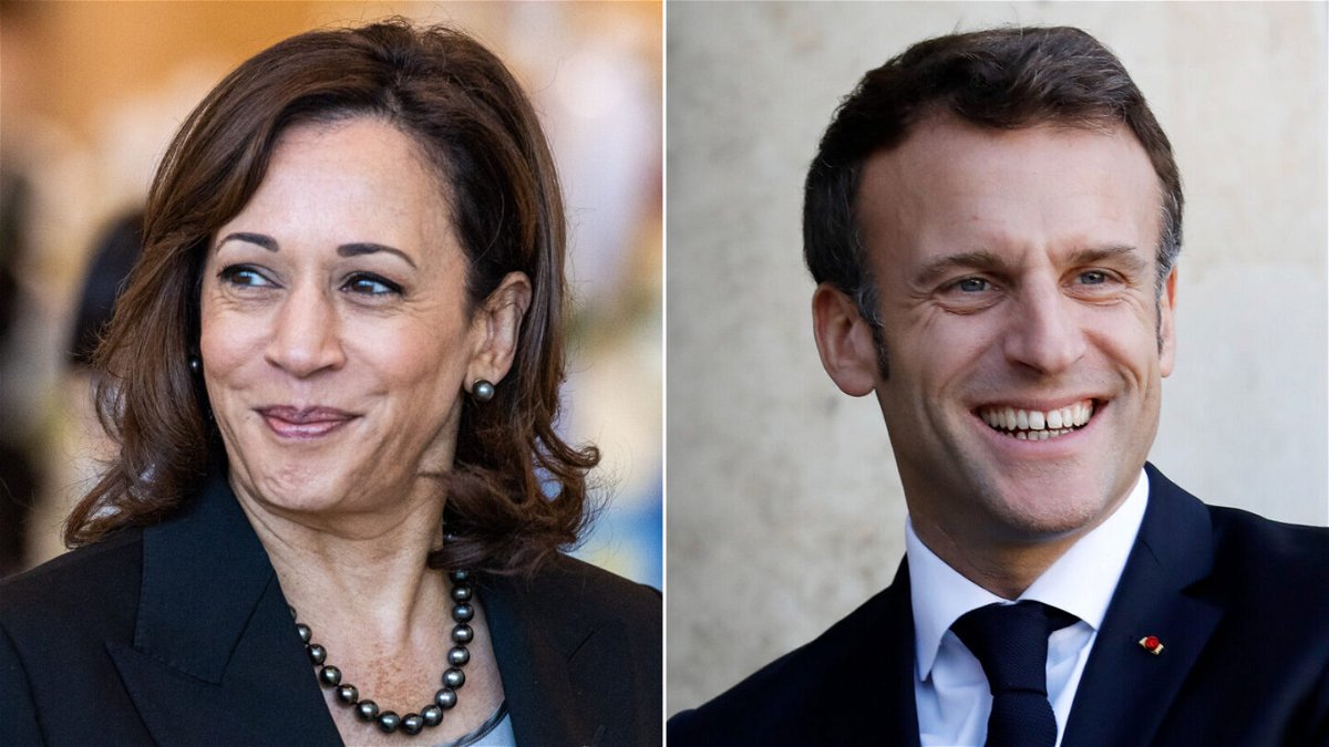 <i>Getty Images</i><br/>Vice President Kamala Harris will meet with French President Emmanuel Macron at NASA headquarters on Wednesday.