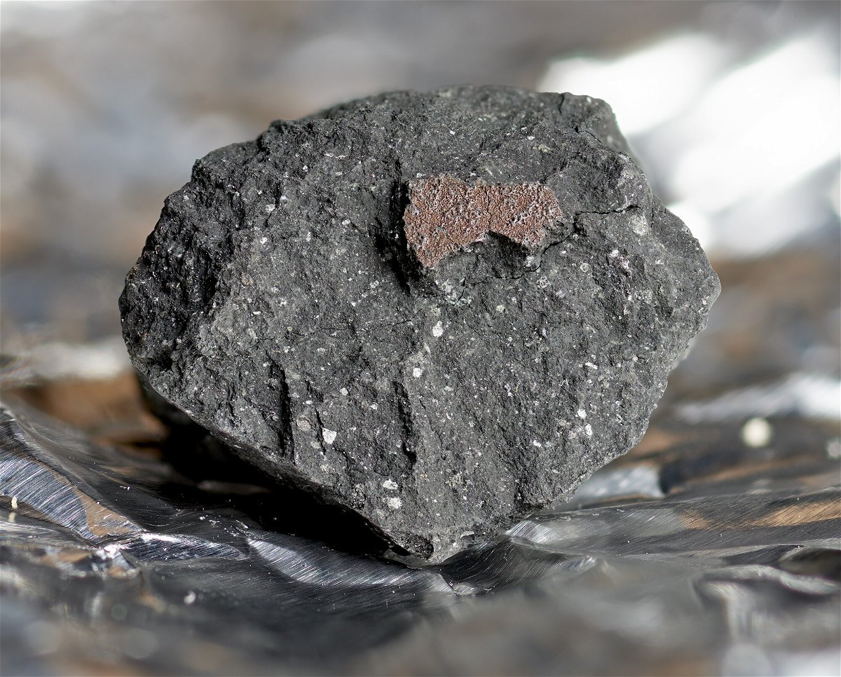 <i>Jonathan E.Jackson/NHM Photo</i><br/>The meteorite landed in an English town in February 2021.