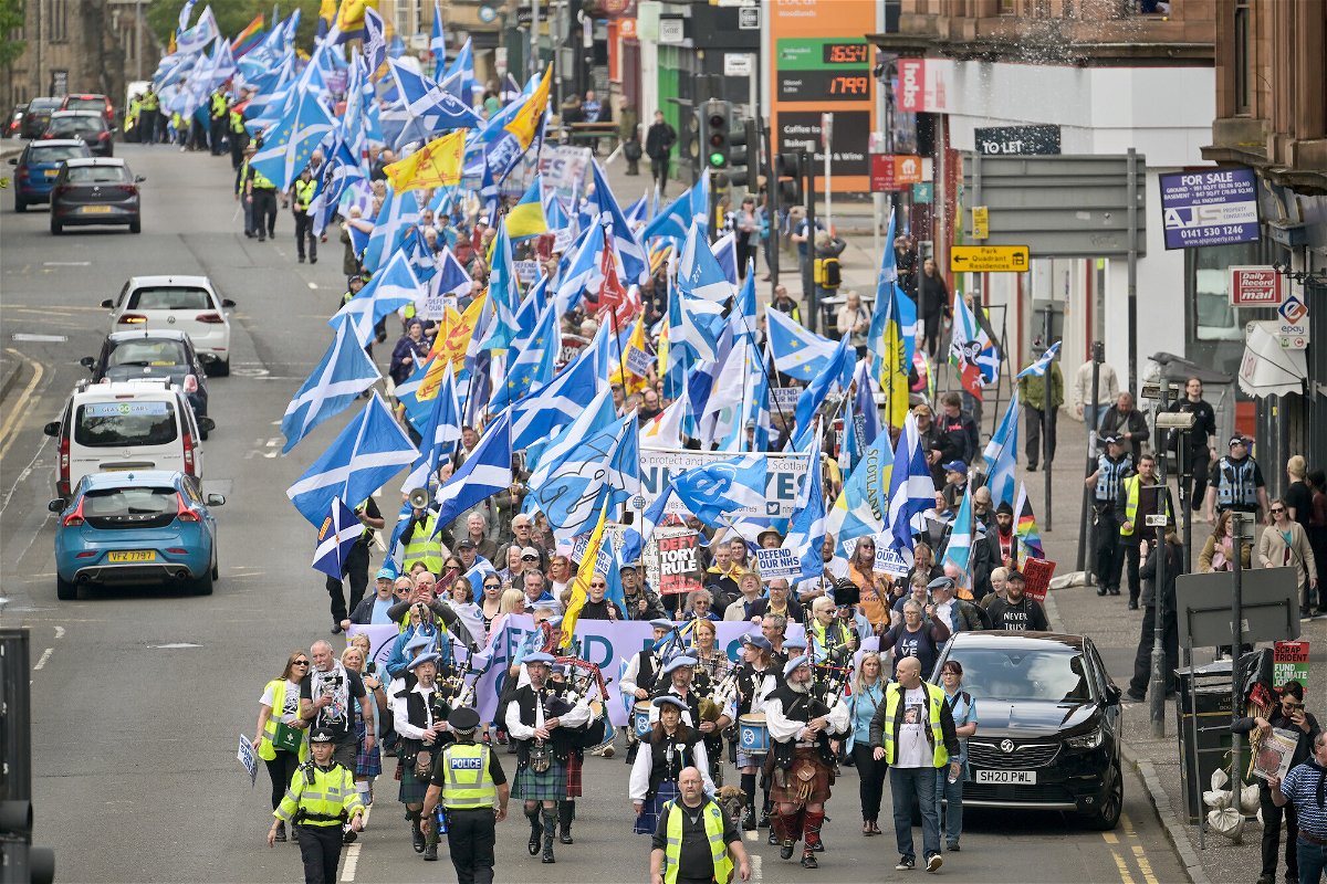 <i>Jeff J. Mitchell/Getty Images</i><br/>Britain's Supreme Court blocked Scotland from holding a second referendum to secede from the United Kingdom. Scottish voters rejected independence in a 2014 referendum.