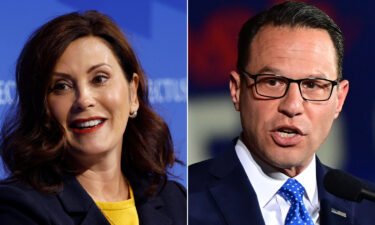 Gov. Gretchen Whitmer and Gov.-elect Josh Shapiro delivered similar messages to their national party on Sunday