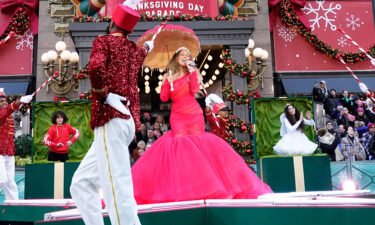 Mariah Carey performed with her twins during the 2022 Macy's Thanksgiving Day Parade."