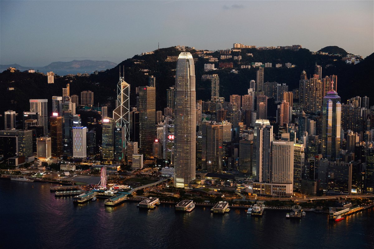 <i>TYRONE SIU/X02605/REUTERS</i><br/>Hong Kong's government said on November 7 it was relaxing COVID-19 restrictions on inbound tour groups. A general view of Two International Finance Centre (IFC)