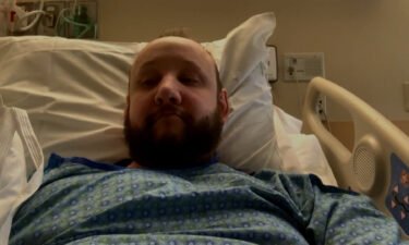 James Slaugh spoke to CNN from his hospital bed on Tuesday night.