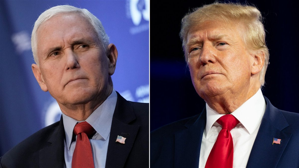<i>Getty Images</i><br/>Former Vice President Mike Pence details in a new book his fracture with Donald Trump over his refusal to overturn the 2020 election.
