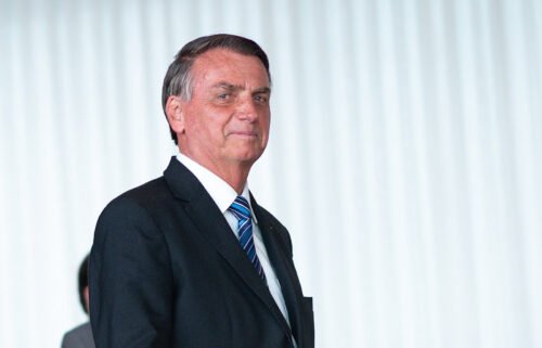 The head of Brazil's electoral court on November 23 rejected Jair Bolsonaro's petition to annul ballots from this year's presidential vote. Bolsonaro is seen here on November 1 in Brasilia.