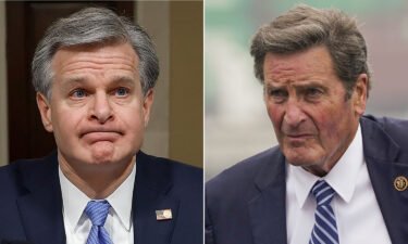 Prosecutors unsealed a criminal complaint against a Michigan man on November 22 accused of threatening to kill Democratic Rep. John Garamendiand (right) and FBI Director Christopher Wray.