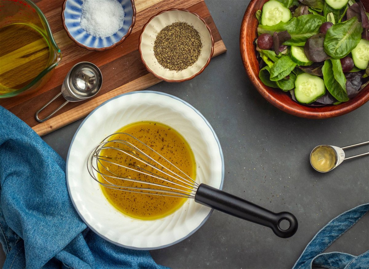 <i>Shutterstock</i><br/>A lemony Dijon dressing can brighten a grain bowl made with holiday leftovers.