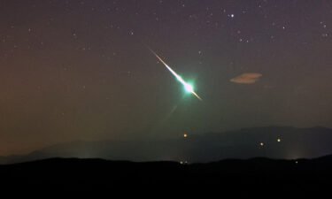 A bright fireball is seen above Brkini
