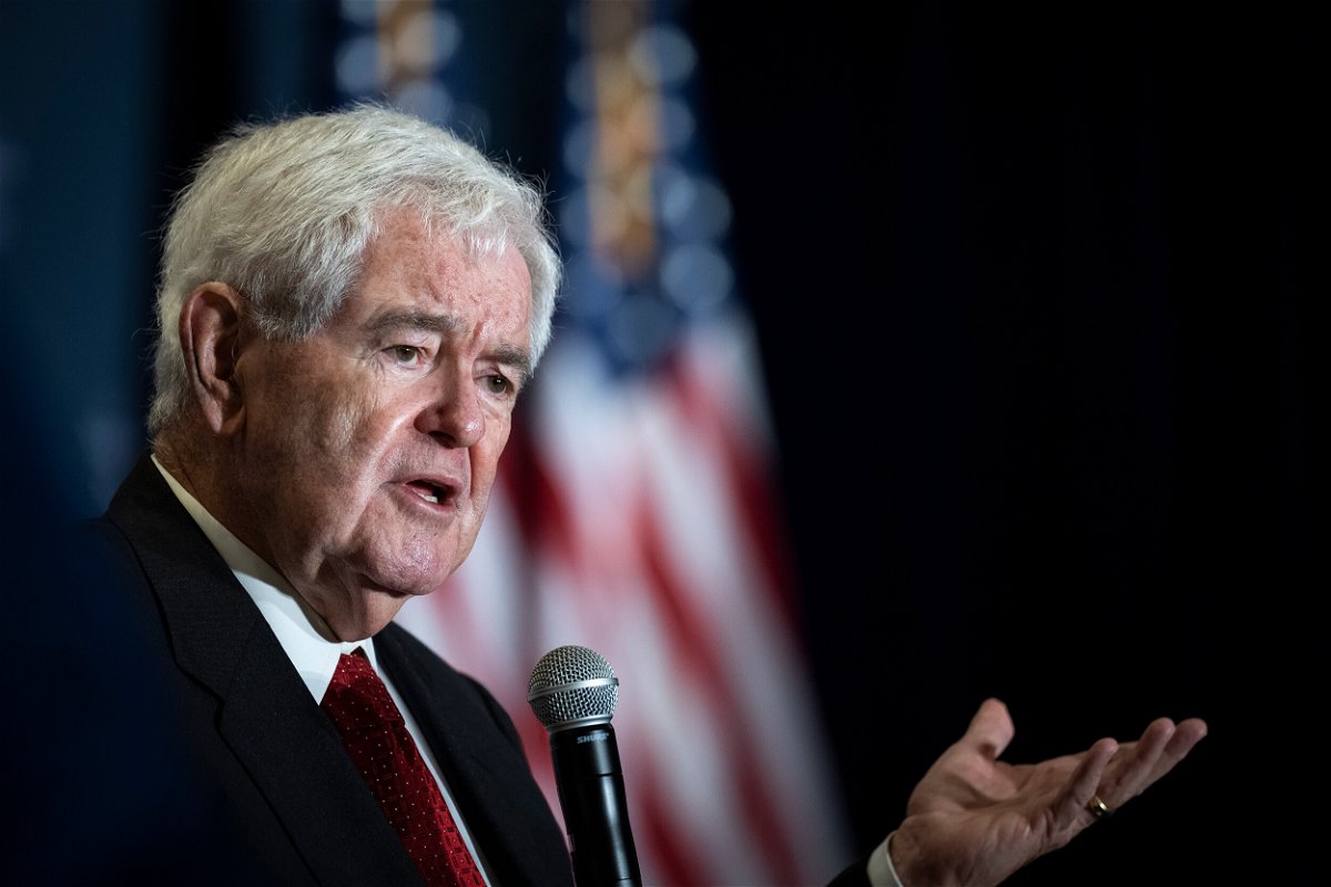 <i>Drew Angerer/Getty Images/FILE</i><br/>Former House Speaker Newt Gingrich