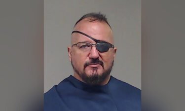 Booking photo of the Oath Keepers leader Stewart Rhodes