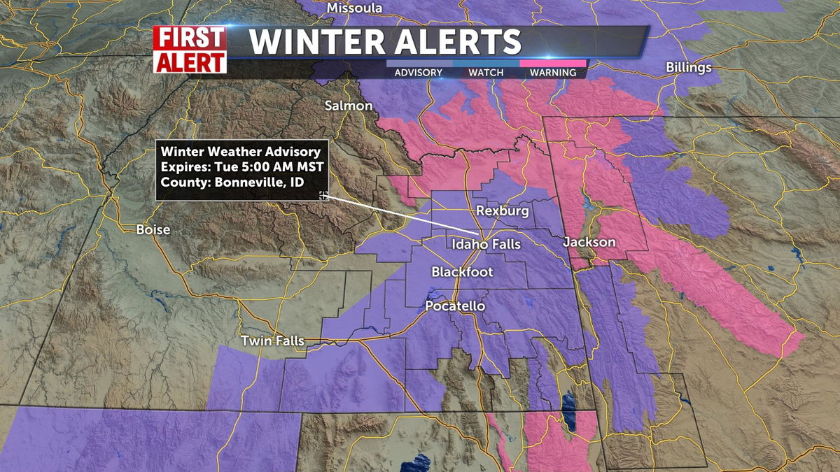 Winter Weather Advisory for eastern Idaho - Local News 8