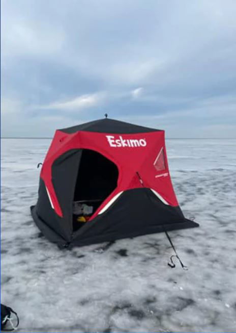 <i></i><br/>The Coast Guard is asking the public for help after receiving a report of an empty ice shanty in Saginaw Bay with adult and child gloves and a bag of food left inside.