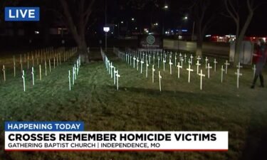 Dozens of crosses will line the lawn of a Metro church for next month