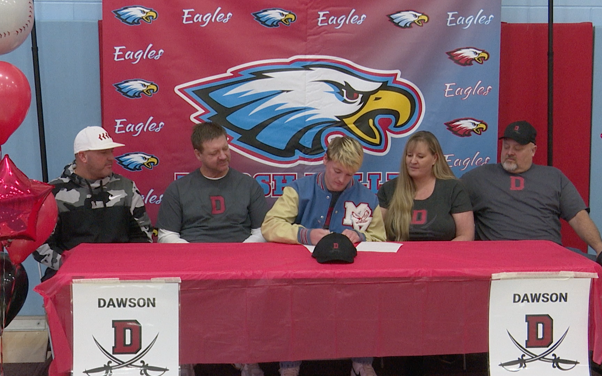 Marsh Valley pitcher Jason Jones signs with Dawson Community College – Local News 8