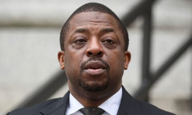 A federal judge has thrown out the bribery and fraud charges against former New York Lt. Gov. Brian Benjamin - here exiting the Manhattan federal courthouse in New York City