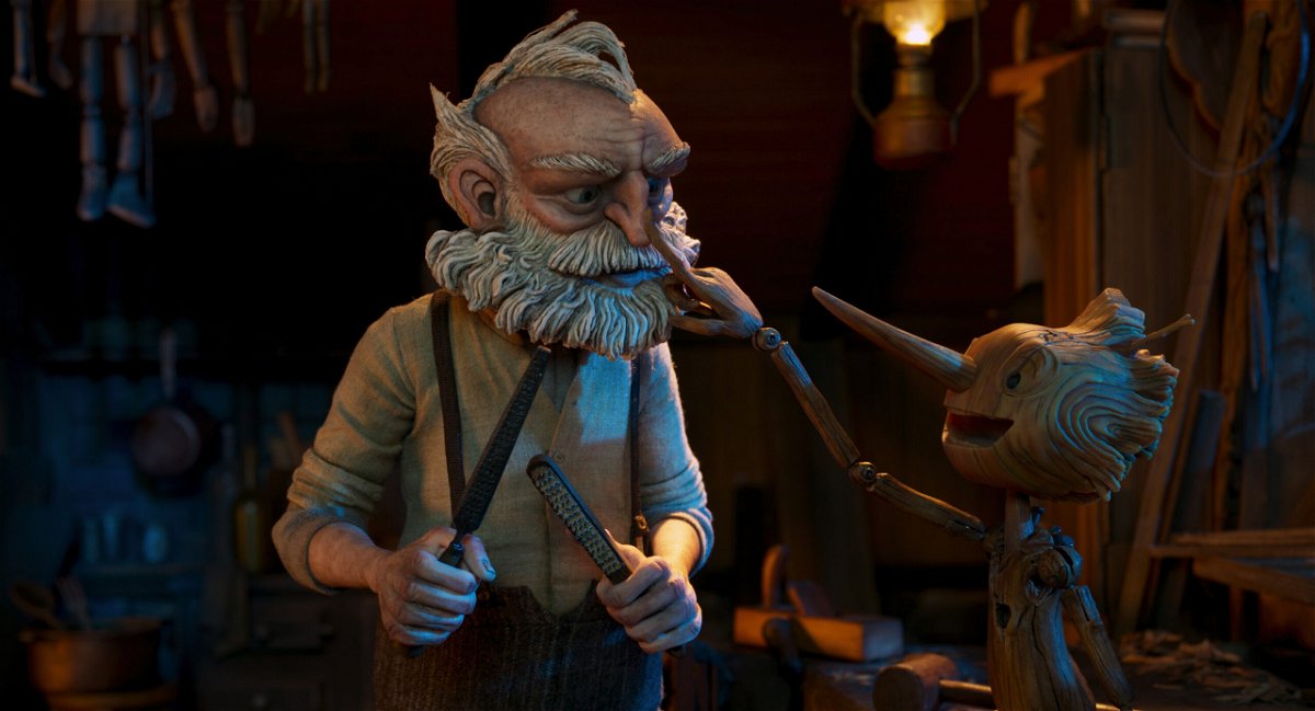 <i>Netflix</i><br/>Gepetto (voiced by David Bradley) and Pinocchio (Gregory Mann) in 