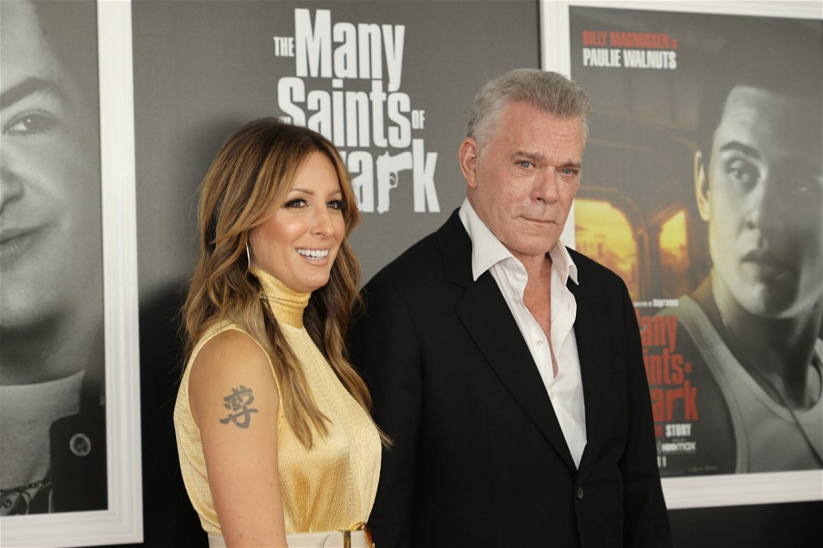 <i>Jamie McCarthy/Getty Images</i><br/>Jacy Nittolo (left) and Ray Liotta attend the 