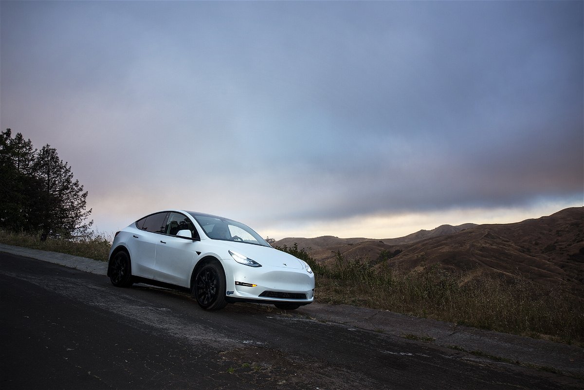 <i>Mark Leong/The Washington Post/Getty Images</i><br/>A 2021 Tesla Model Y equipped with FSD system is pictured.