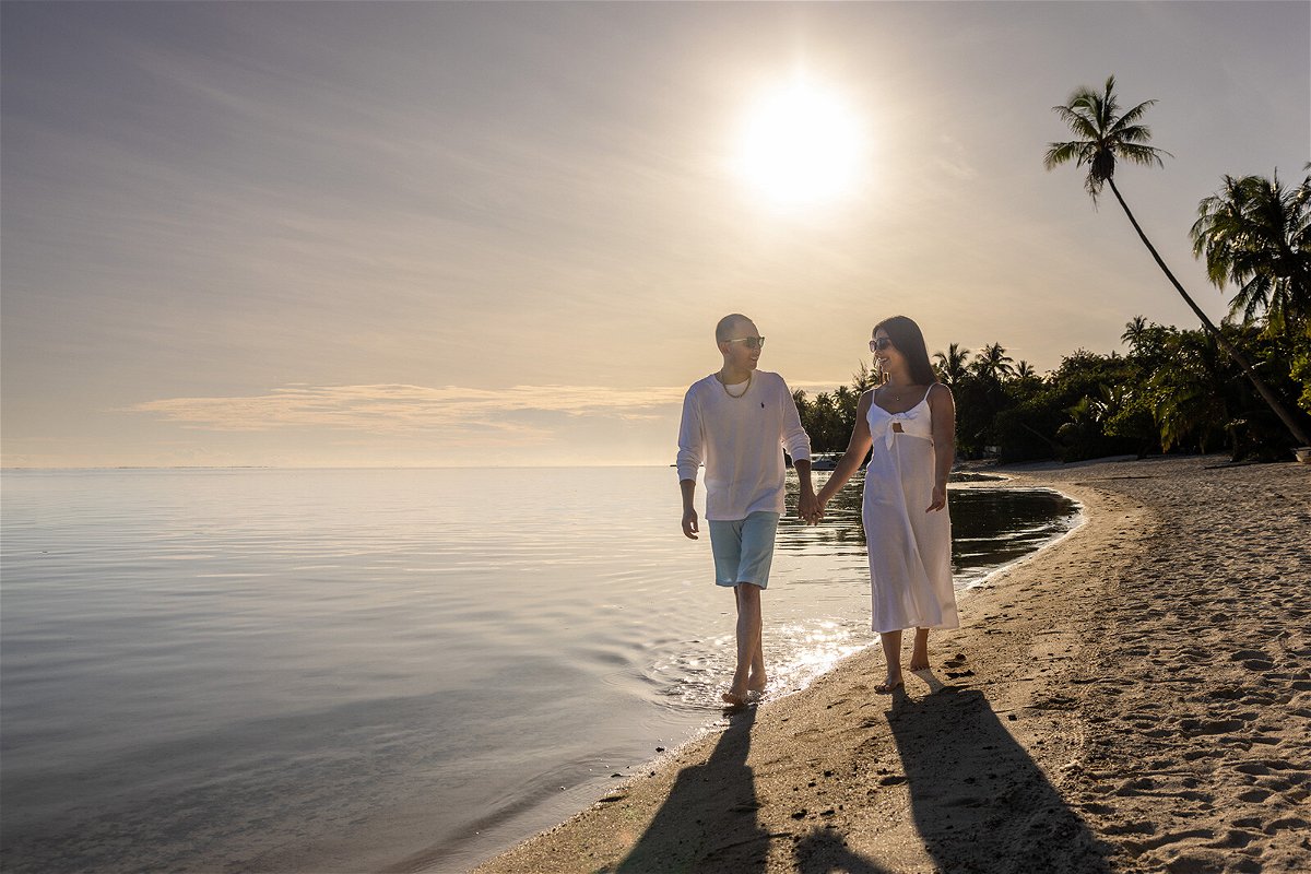 <i>Stephan Debelle/Bora Bora Photo Video</i><br/>Newlyweds Jay and Carmen Martinez found themselves stuck at sea with no end date in sight.