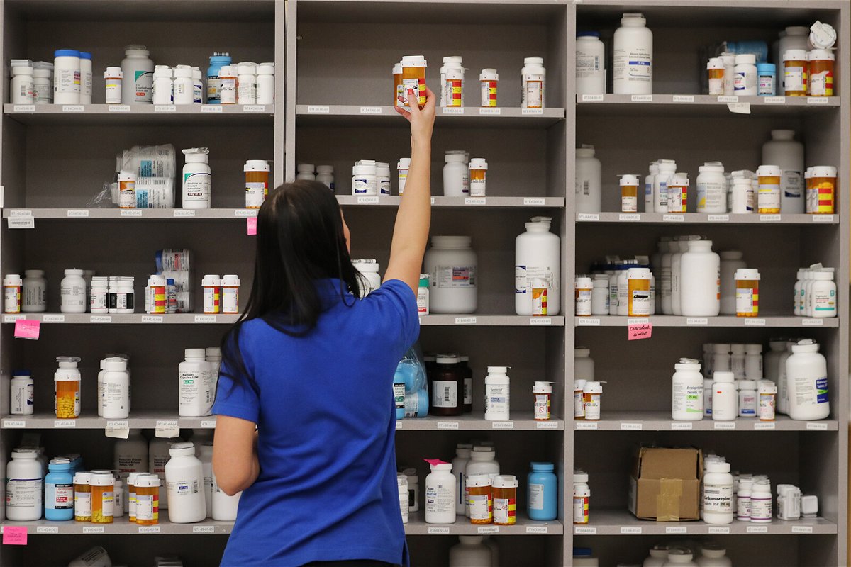 <i>George Frey/Getty Images</i><br/>Empty pharmacy shelves shine a light on vulnerabilities in drug supplies.