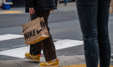 Nike's stock jumped around 11% after the company beat analyst forecasts during its latest quarter.