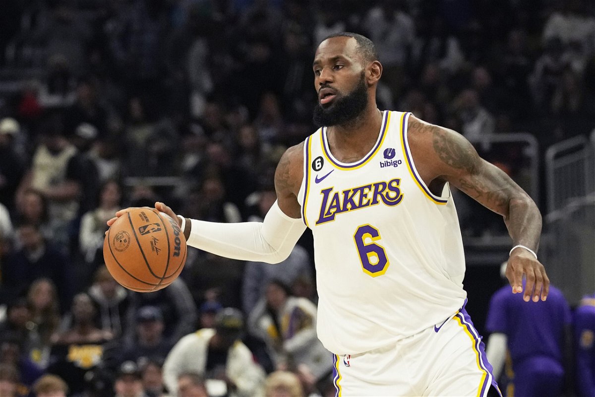 <i>Patrick McDermott/Getty Images</i><br/>LeBron James' ninth assist of the game saw him pass Magic Johnson on the NBA's all-time assist list.