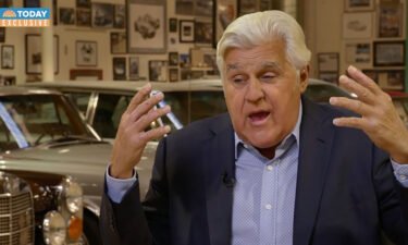 Jay Leno speaks during his first interview on NBC News' 'Today' following his burn injuries.