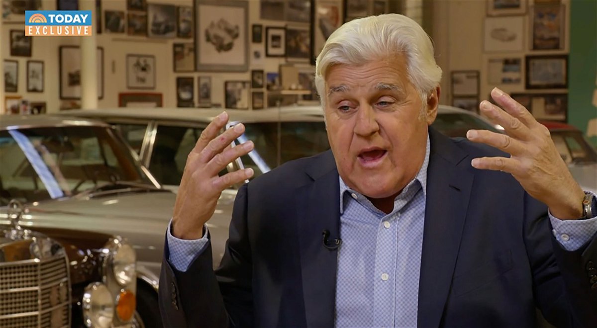 <i>From Today</i><br/>Jay Leno speaks during his first interview on NBC News' 'Today' following his burn injuries.