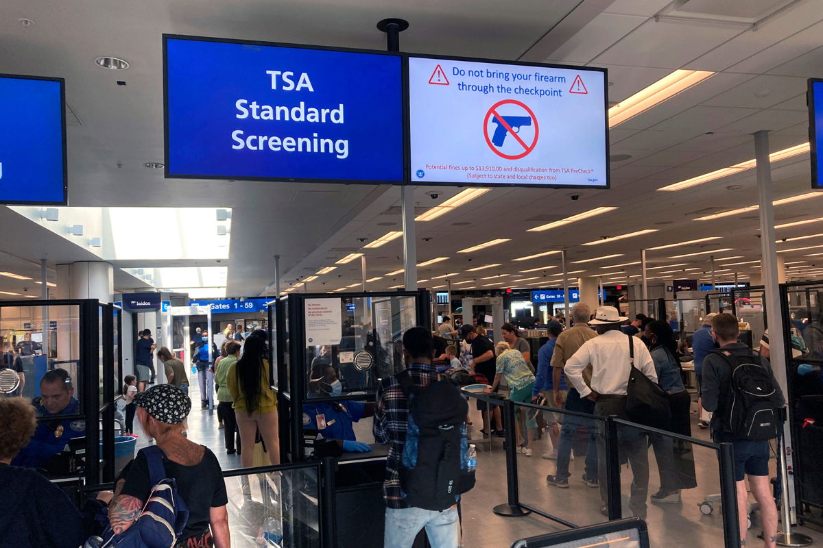 <i>Ted Shaffrey/AP</i><br/>The number of firearms that TSA officers intercepted at airport security checkpoints in 2022 is the highest on record for a single year – and the vast majority of the weapons were loaded