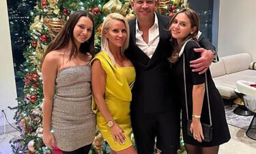 Alex Rodriguez (center right) is celebrating the holidays in New York this year.