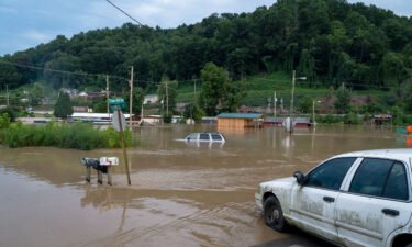 Submerged vehicles in Jackson