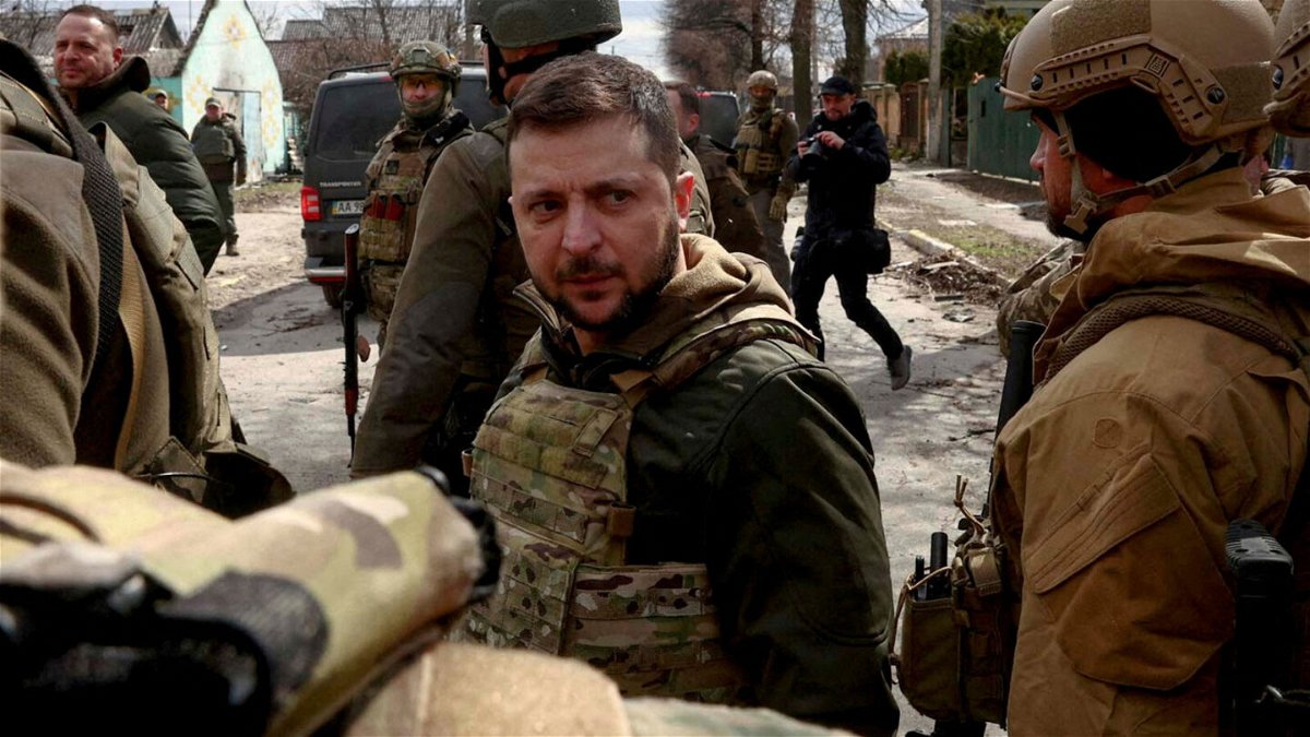 <i>Marko Djurica/Reuters</i><br/>Ukraine's President Volodymyr Zelenskiy