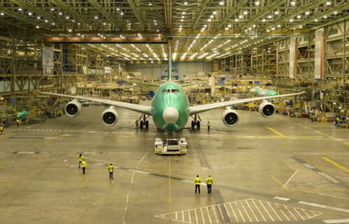 The last Boeing 747 left the company's widebody factory in advance of its delivery to Atlas Air in early 2023.