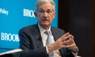 Federal Reserve Chair Jerome Powell speaks on Fiscal and Monetary Policy at the Brookings Institute on Wednesday