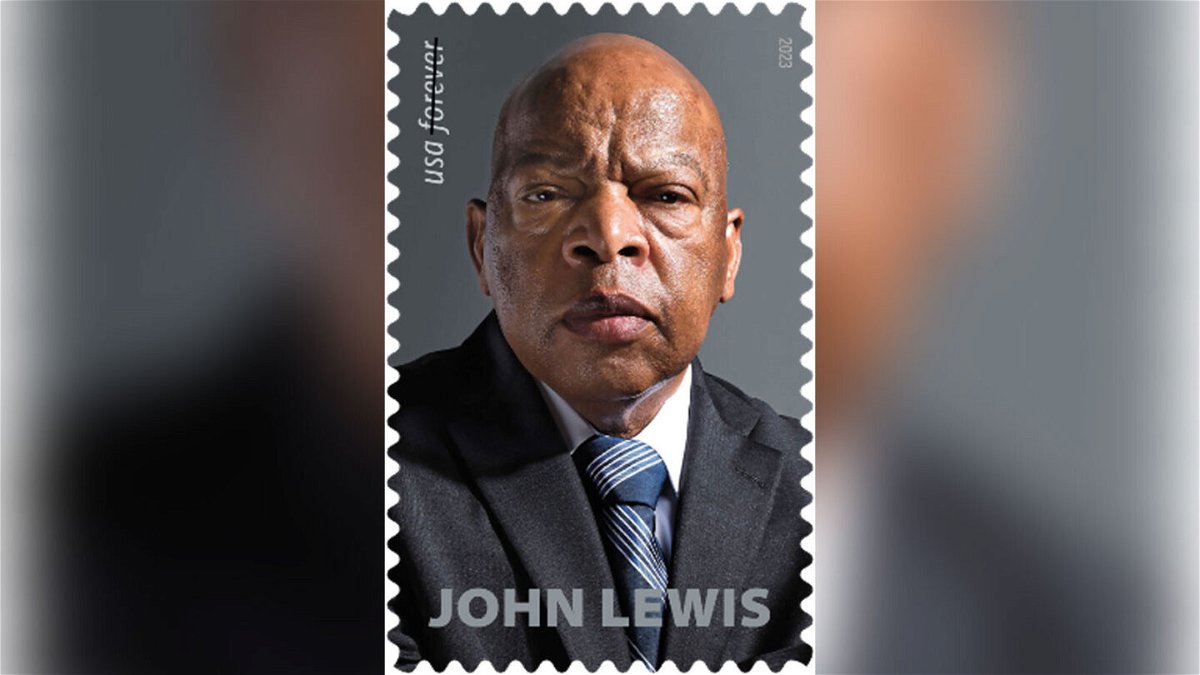 <i>US Postal Service</i><br/>A new stamp celebrates the life of US Rep. John Lewis