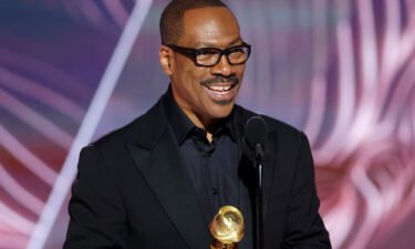 Honoree Eddie Murphy accepts the Cecil B. DeMille Award onstage at the 80th Annual Golden Globe Awards held at the Beverly Hilton Hotel on January 10 in Beverly Hills.