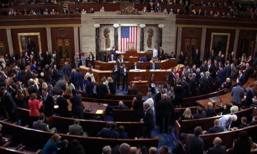 The House is taking a roll call vote to determine how many members are physically present in the chamber