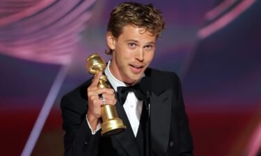 Austin Butler won the Golden Globe for best actor in a motion picture drama for his performance of Elvis Presley in the movie "Elvis."