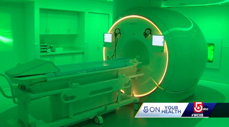 <i>WCVB</i><br/>The new Philips MRI machine was introduced at Tufts Medical Center — the first of its kind in any medical center nationwide. It boasts more room