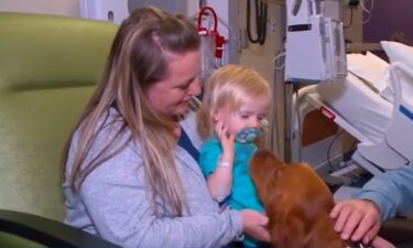 Patients and nurses can't help but stare as Ruby