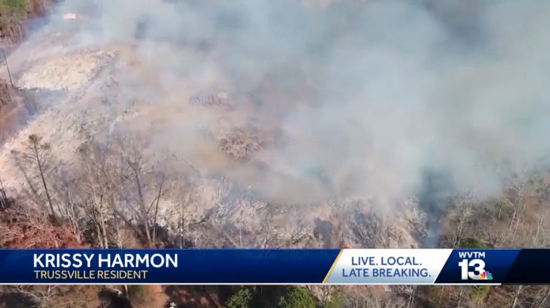 <i>WVTM</i><br/>A landfill fire in Alabama has been burning now for almost 2 months