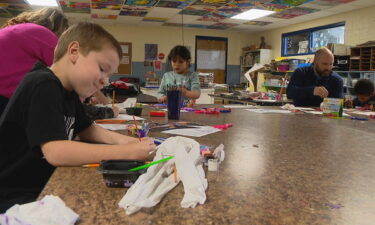 Children at the Boys and Girls Club of Henderson County started on their submissions Friday for a Black History Month art competition hosted by U.S. Cellular.