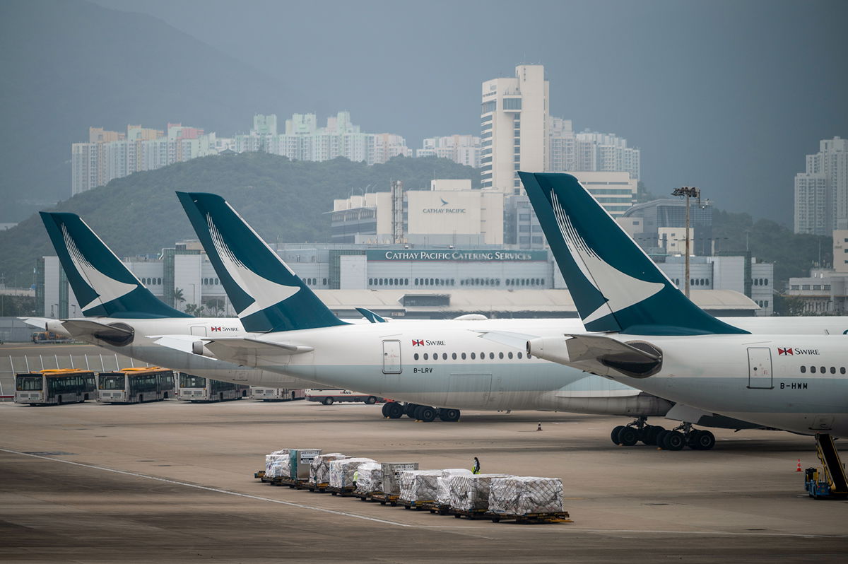 <i>Vernon Yuen/NurPhoto/Getty Images</i><br/>Hong Kong's flagship airline is more than doubling its flights from the city to mainland China after the easing of pandemic restrictions