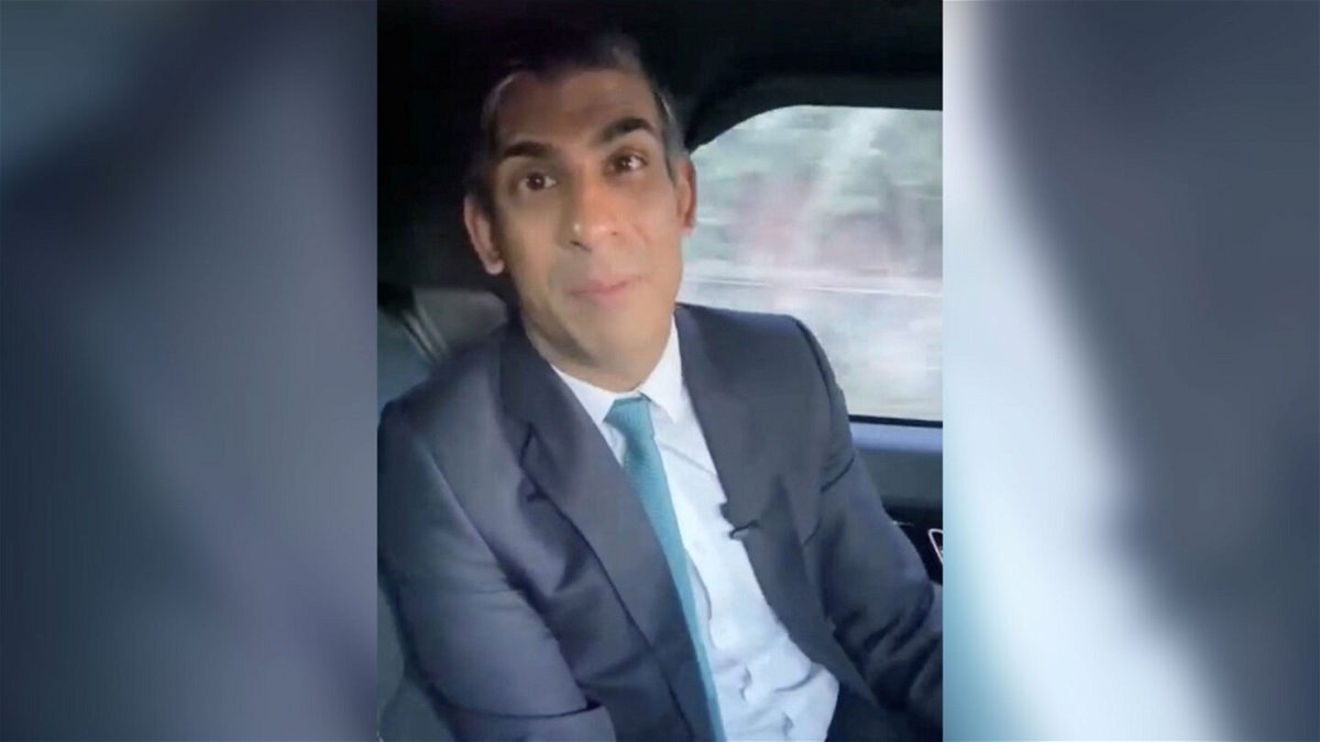 <i>Rishi Sunak via Instagram/via Reuters</i><br/>Sunak appears to not be wearing his seatbelt in this screen grab taken from a social media video on January 19