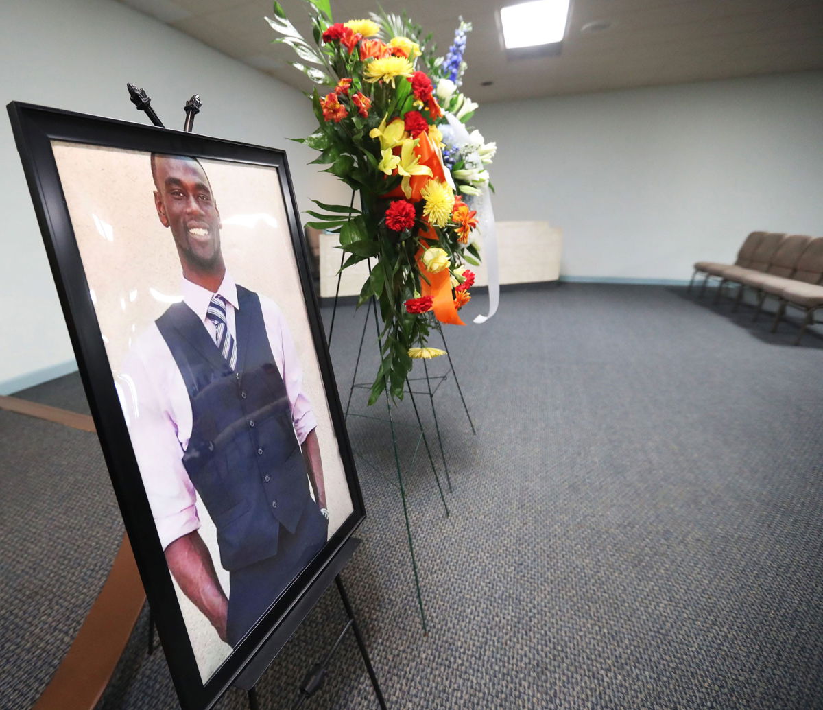 <i>Stu Boyd II/The Commercial Appeal/USA Today Network</i><br/>A Tyre Nichols's memorial was held on January 17 at MJ Edwards Funeral Home in Memphis