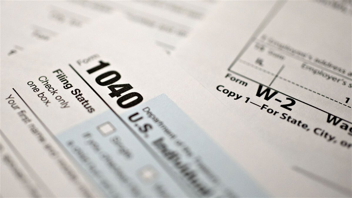 <i>Daniel Acker/Bloomberg via Getty Images</i><br/>A U.S. Department of the Treasury Internal Revenue Service (IRS) 1040 Individual Income Tax form for the 2019 tax year. Official tax-filing season kicks off Monday