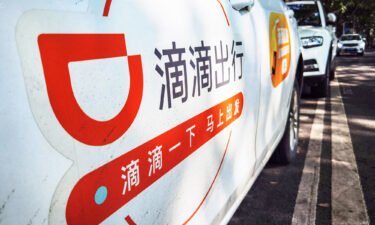 Ride-hailing giant Didi received approval to resume new user registration in China. Pictured is a Didi car in Nanjing