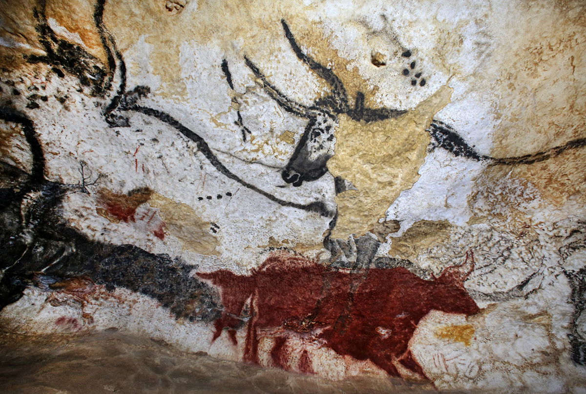 <i>Patrick Aventurier/SIPA/AP</i><br/>This painting in the cave of Lascaux in France