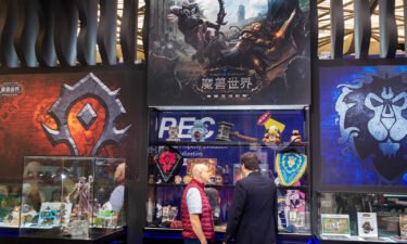 Millions of Chinese on Tuesday lost access to 'World of Warcraft' and other hit games. People here visit a Blizzard Entertainment 'World of Warcraft' stand during an expo in Shanghai in October 2018.
