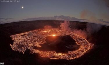 Hawaii's Kilauea began erupting inside its summit crater on January 5
